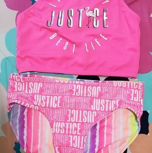 Justice reversible tankini
